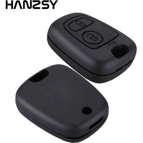 2 Buttons Replacement Remote Key Case Car Key Shell Fob Case For Peugeot 206 307 107 207 407 Citroen C1 C2 C3 C4 XSARA Picasso