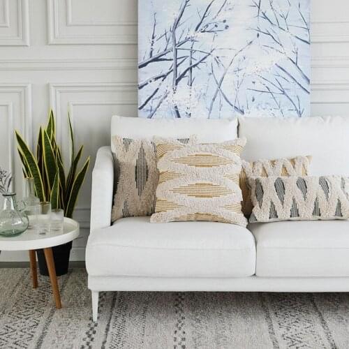 Cojines decorativos para sofa Morocco geometric tufted pillowcase christmas pillow case thanksgiving cushion cover harry styles