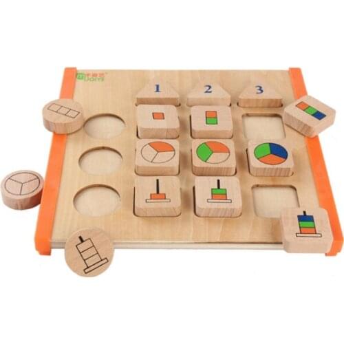 Baby Child Learning Education Toys Childrens Wooden Puzzle 3D Magic Cube Childrens Educational Toys Montessori Puzzle Gift