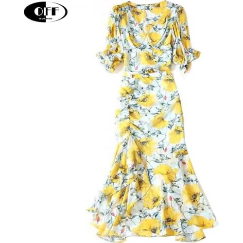 Designer Beach Chic Midi Skirts And Elegant Bow Tops Summer 2piece set with floral pattern zevity Bohemia two piece set suit ZA