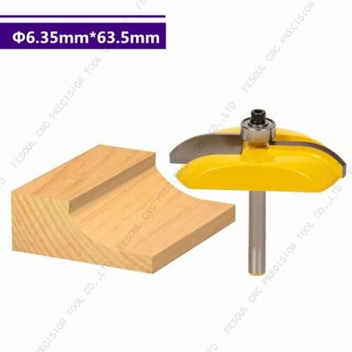 6.35mm*63.5mm,1PCS,CNC Solid Carbide Milling Cutter,woodworking router bit,Floor knife,puzzle knife, mortise end mill,wood tool