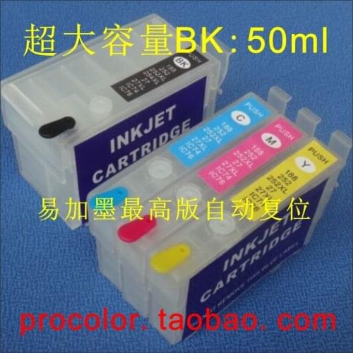 Refill inkjet cartridge 254 252 for EPSON CISS WF-7710 WF-7720 WF 7710 7720 WF7710 WF7720 inkjet printer with ARC chips