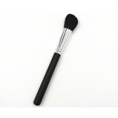 Natural Goat Hair Angled Blush Brush Soft Powder Bronzer Make up Brush Cosmetic Tool M104