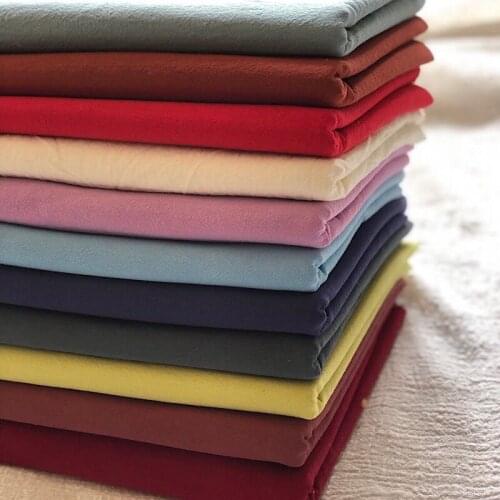 Chinese geomantic wash cotton plain pure color fabric spring and summer Hanfu Tang dress pants fabric