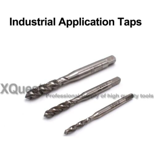 XQuest HSSE Metric ST Screw Thread Insert Spiral Flute Tap ST2 ST2.5 ST3 ST4 ST5 ST6 ST8 Machine STI Spiral Taps ST10 ST12