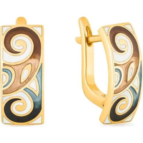 NAMFLEG Women's Gold Earrings