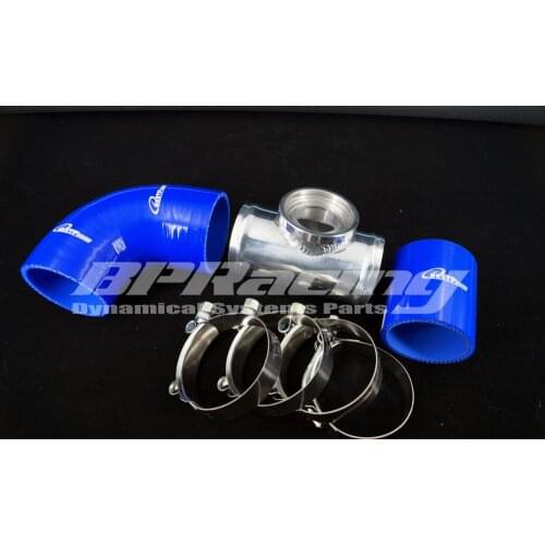 NEW BLOW OFF VALVE T-Pipe Adapter Flange + Silicone coupler hose for SQV SSQV BOV/Blow off valve