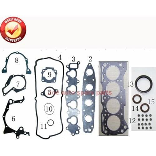 G16B Engine Full gasket SET kit for SUZUKI ESCUDO CULTUS BALENO ESTEEM VITARA GRAND X-90 SWIFT II 1.6L 1.6 11400-71812 50111500