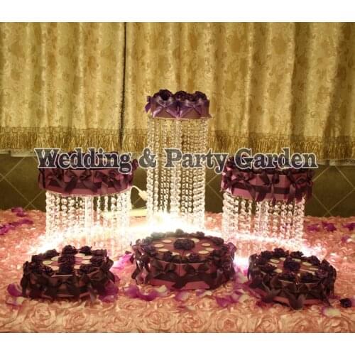 Clear Acrylic Macaron Stand Cake Pop Tower wedding decoration table centerpiece 3pcs/lot crystal cake holder D20,30,H45,25