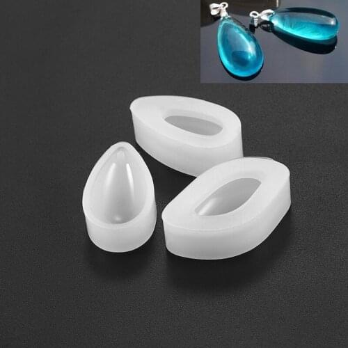 Silicone Geometric Earrings Mold DIY Jewelry Pendant Charm Making Mould Fondant Resin Molds For Jewelry Tool