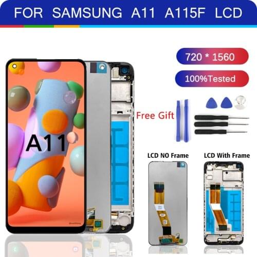 Screen Replacement LCD Display Touch Digitizer Assembly (Black) for Samsung Galaxy A11 2020 A115 SM-A115 A115M A115F/DS 6.4"