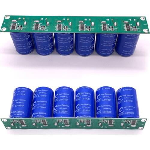 6pcs 16V 83F Super Farad Capacitor Single Row With Protection Board 2.7V 500 J0PB