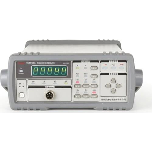 Tonghui TH2512B+ DC Low Resistance Tester (Resistance Range: 1uΩ~19.99kΩ)