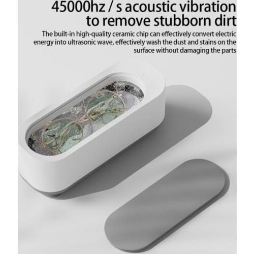 Household New Ultrasonic Cleaning Machine Portable Small Ultrasonic Sonic Vibrator Cleaning Machine Jewelry GlassesCleaning Tool