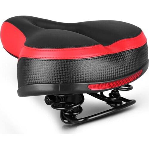 Bicycle Seat Saddle MTB Road Saddles Mountain Bike Racing Saddle Cycling Wide Big Bum Bike Gel Extra Comfort Soft Pad Seat