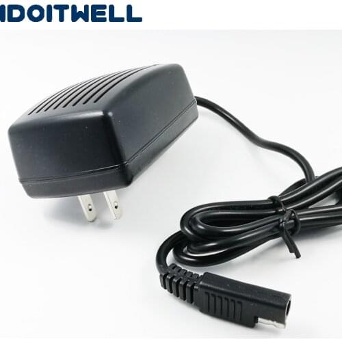 VRLA SLA AGM GEL battery charger 12V 1A wall charger B connector 12V lead acid battery charger with B plug for 6AH 9AH 12AH