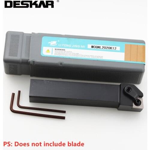 1PC DESKAR MCGNR2020K12 MCGNL2020K12 CNC Lathe Cutter Cutting CNMG12 Carbide Inserts Tool Bar External Turning Toolholder
