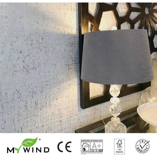 3D Wallpaper In Roll Home Decor Luxurious 2019 MY WIND Grey With Gold Wallpapers Luxury 100% Natural Material Safety Innocuity
