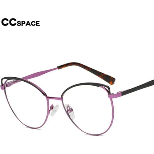 53155 The New Cat Eye Anti Blue Rays Metal Glasses Frame Women Uv Blocking Radiation-Resistant Eyewear Reading Eyeglasses