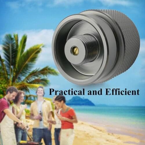 American Standards Manp Propane Gas Tank Converter with Self-closing Function Adapter Outdoor Camping Stove M7O3