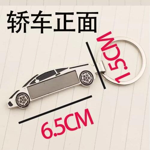 FREE SHIPPING BY DHL 60pcs/lot Zinc Alloy Metal Car Keyrings Novelty Racing Car Key Chains Custom LOGO