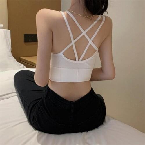 Sexy Beauty Back Bra Lingerie Women Straps Seamless Corset Underwear Bralette Push-up Lenceria Camisole Soutien Gorge Females