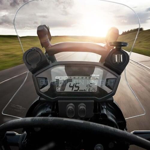 For HONDA CRF250L CRF300L Rally 2017 - Dash Bare Panel Instrument USB Charger Cigarette Lighter Switch Extension Expand Bracket