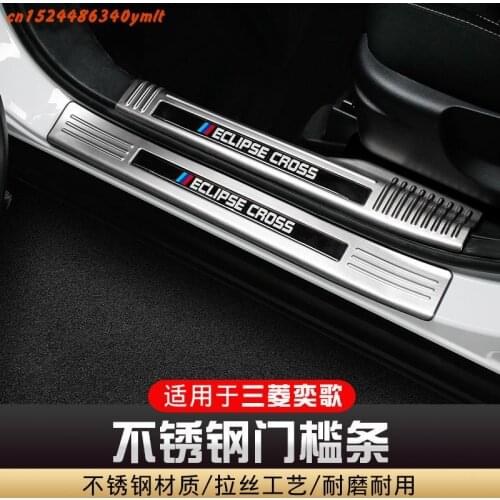 For Mitsubishi Eclipse Cross 2018 2019 High-quality Stainless Steel Plate Door Sill Welcome Pedal Car Styling Accessories