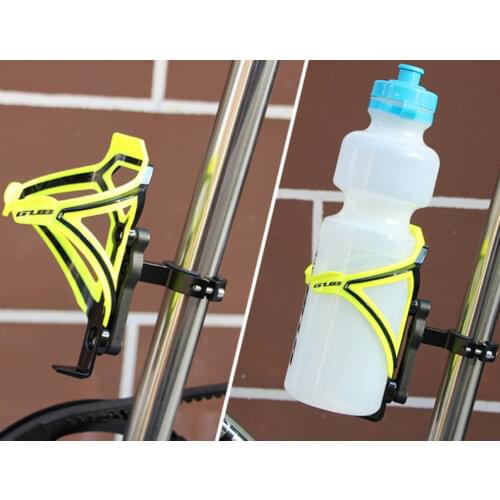 Mountain bike road bike bottle cage one-piece two-color water cup holder riding equipment