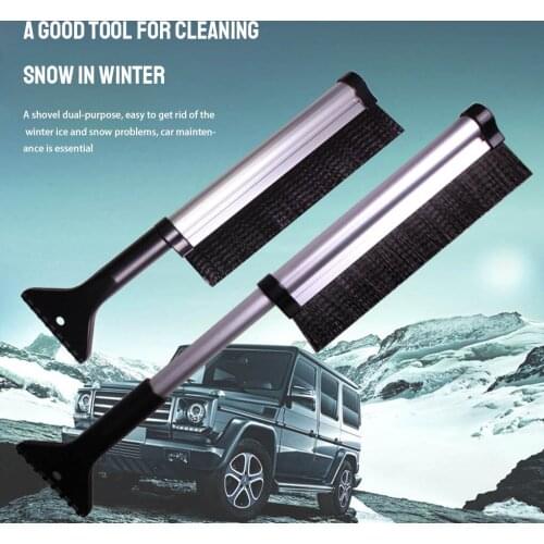 Snow Remover Car Window Body Ice Removal Tool Winter Telescopic Snow Brush Scraper Car Supplies