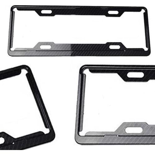 Carbon fiber Chinese size Car license plate frame auto plate number frames for Au-disize:45.5cm*16cm