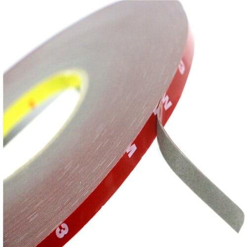 35M/Lot 3M Tape PC TV Black light Double Sided Foam Pad 8mm Strong Adhesive Force Assembly Tape Sticker For 3528 5050 LED Strip