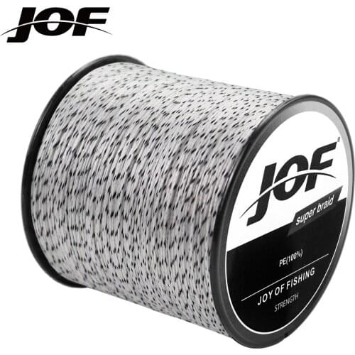 JOF 500M Fishing Line Multifilament Japanese 100% PE 8 Strand Durable Smooth Super Strong Saltwater/Freshwater Tool