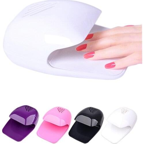 Mini Nail Art Air Dryer Nail Polish Dryer Portable Glue Dry AA Battery Fan Nail Art Tools Drier Fast Drying Machine Travel Dryer