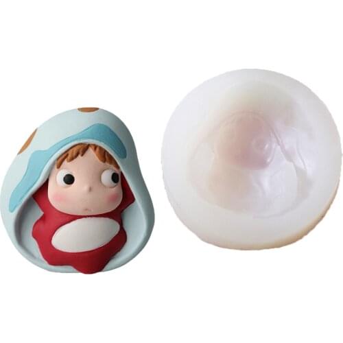 Cartoon character Silicone Mold Fondant Cake Decoration Mould Sugarcraft Chocolate Baking Tools Kitchenware For Cakes Gumpaste