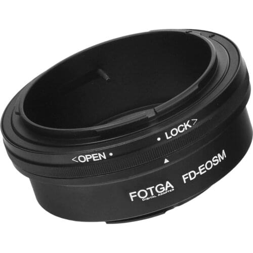 Fotga Adapter Ring for Canon FD & FL Lens to Canon EOS EF-M Mount Mirrorless Camera Body M1 M2 M3 M5 M6 M10 M50 M100