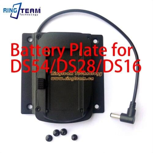 VASE LCD Monitor Back Mount Plate Adapter with Power Supply Cradle Holder for Panasonic Batteries CGA / CGR D54s D28s D16s