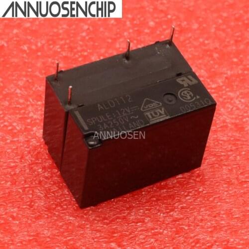 Free shipping lot(10pieces/lot)100%Original New ALD105 ALD105W ALD112 ALD112W ALD124W ALD124 4PINS 3A 5V 12V 24V Power Relay