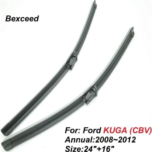 Special Wiper Blade for Ford KUGA (CBV) Mk1 24"+16"Bexceed of Car Windshield Windscreen 2008 2009 2010 2011 2012