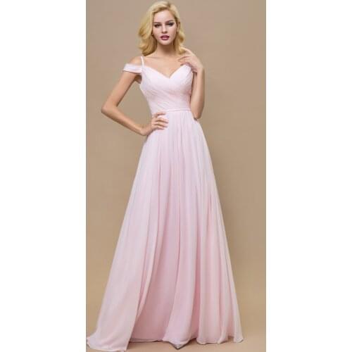 Halter Chiffon Maxi Dress of Bridesmaid