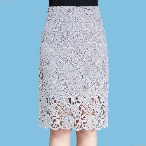 Кружевные юбки-карандаши Skyenunim China At AliExpress