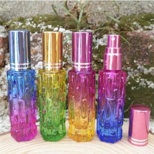 10ML colorful bitter gourd perfume glass bottle ordinary bottle empty lotion packaging container LX1052