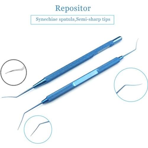 Titanium Semi-sharp Tip Repositor Synechiae Spatula Ophthalmic Instrument