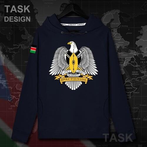 South Sudan Sudanese SSD mens hoodie pullovers hoodies men sweatshirt streetwear clothing hip hop tracksuit nation Autumn top 20