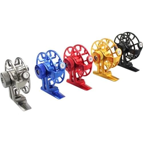 Mini High Quality Full Metal Ultra-light Former Ice Fishing Reels Wheel Raft Fly Fishing Reel Aluminum Gear Ratio 1:1 Right Hand