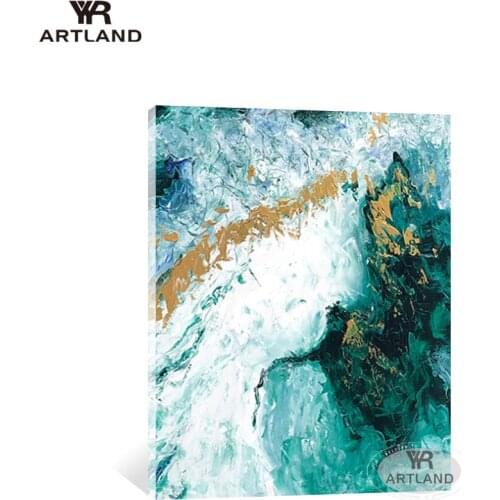 YYR-ARTLAND Free shipping wall painting 100%Handmade canvas oil painting on the wall for home decoration for living room bedroom