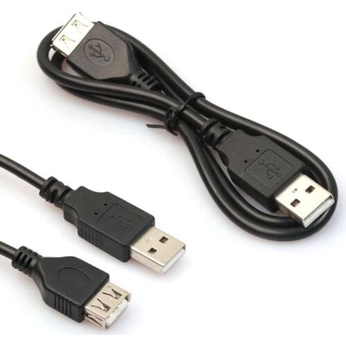 10pcs/lot New USB 2.0 Male to Female Cable USB Extension Data Cable Cord Adapter USB Extender Data Cable 1M White HY266