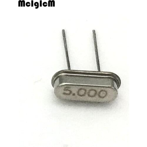 20pcs hc-49s 5MHz 5.000mhz 20ppm 20pF quartz resonator