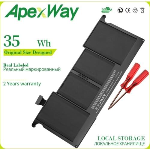 Apexway 7.3V 35WH Battery for MacBook Air 11" inch A1375 A1370 (Late 2010 Version Only) MC505LL/A MC506LL/A MC507LL/A 661-5736