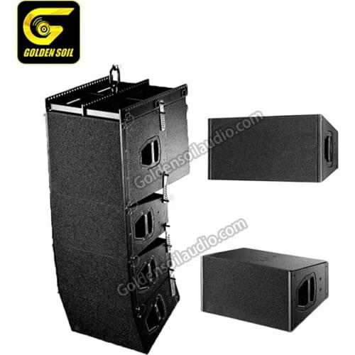 Goldensoil audio line array device Q1double 10 inch line array speaker indoor outdoor event